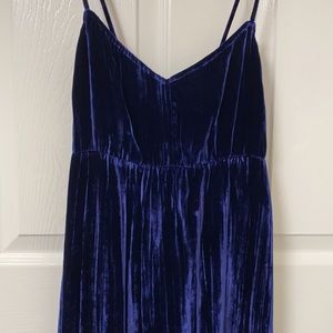 Blue Velvet Madewell Dress - Worn Once